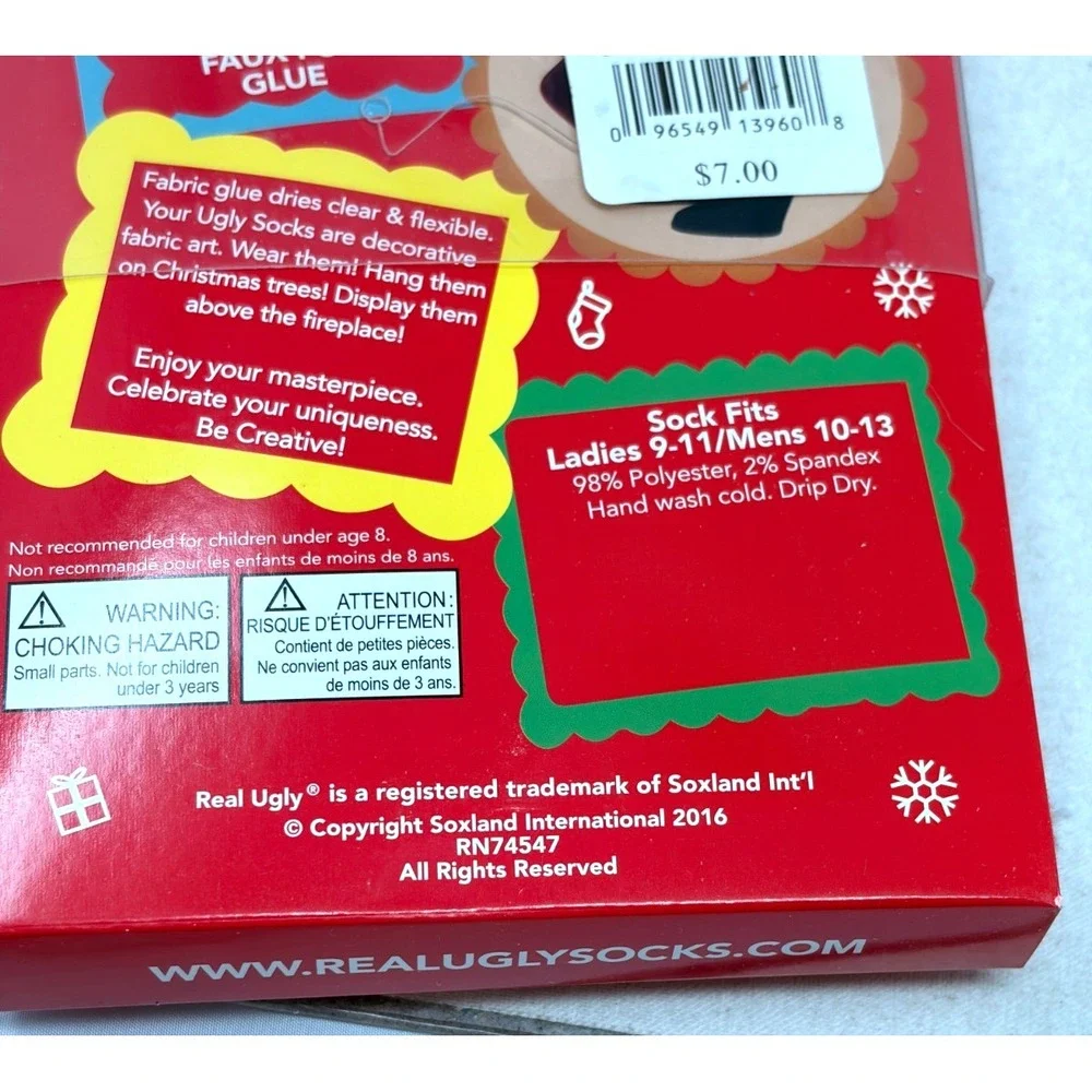 Real Ugly Socks Design Your Own Christmas Craft Kit Snowman Target Exclusive NOS